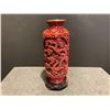 Image 1 : Vintage Cinnabar Vase