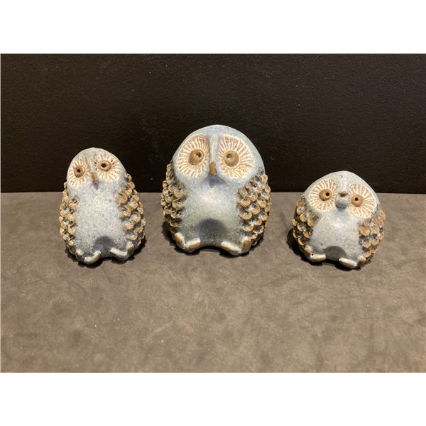 Lueck Pottery Owls