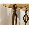 Image 4 : Matching Pair of MCM Teak Lamps