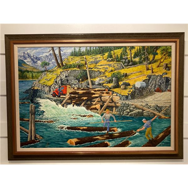 Bus Griffiths Original Oil Painting