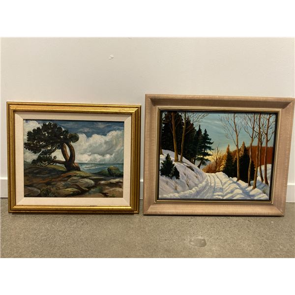 Two Signed Oil Paintings