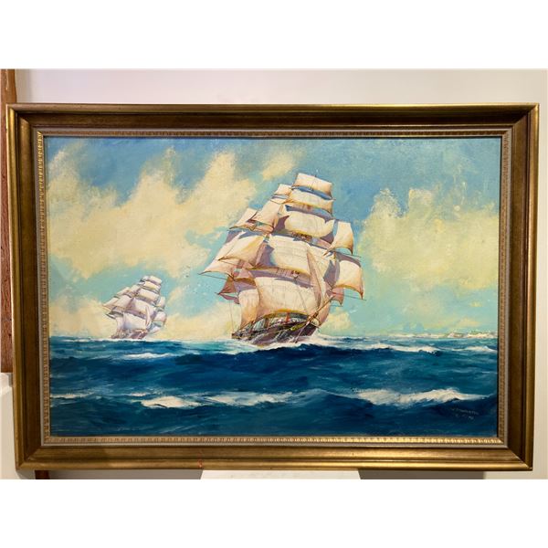 Jack W Hardcastle Original "The Great Tea Race of 1866"