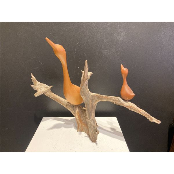 Cormorant Bird Sculpture