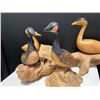 Image 2 : Three Hand Carved Bird Sculptures