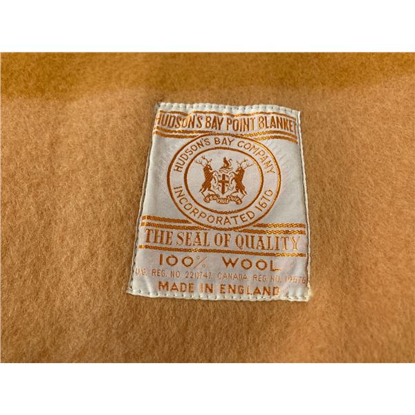 A Pair of Two Point Hudson Bay Wool Blankets