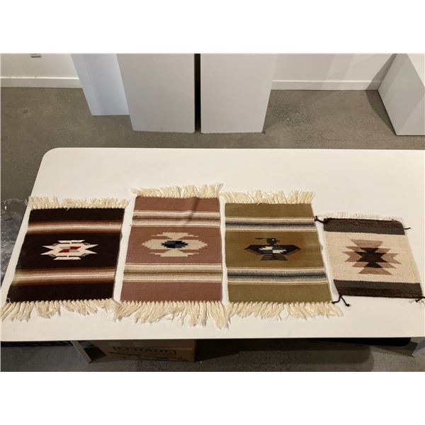Four Vintage Southwest Weavings