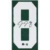 Image 2 : Josh Jacobs Authentic Signed Green Pro Style Framed Jersey BECKETT COA