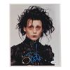 Image 1 : JOHNNY DEPP SIGNED EDWARD SCISSORHANDS 8X10 - ACOA COA