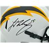 Image 2 : LADD MCKONKEY SIGNED SAN DIEGO CHARGERS FULL SIZE HELMET (BECKETT COA)