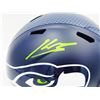 Image 2 : KENNETH WALKER III SIGNED SEATTLE SEAHAWKS FULL SIZE  FOOTBALL HELMET BECKETT COA