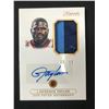 Image 1 : LAWRENCE TAYLOR SIGNED GEM RELIC PATCH CARD 11/99