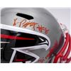 Image 2 : KYLE PITTS SIGNED AND INSCRIBED ATLANTA FALCONS FULL SIZE HELMET (BECKETT COA)