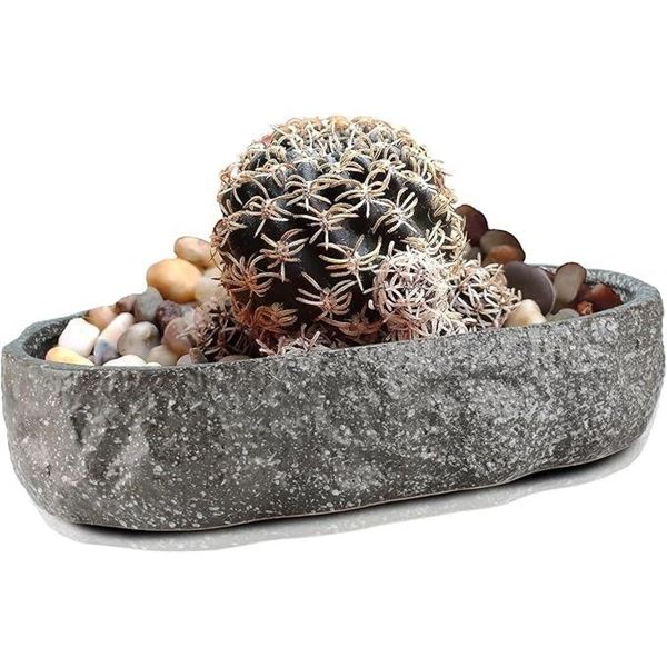 1 Mozing Retro Succulent Planter/Ceramic Planter Pot - 12.8" Size - New in Box