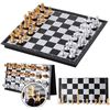 Image 1 : 1 Travel Magnetic Chess Playing Set - Foldable Design, 12.6" Size - Brand New