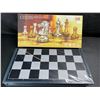 Image 2 : 1 Travel Magnetic Chess Playing Set - Foldable Design, 12.6" Size - Brand New