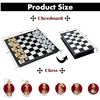 Image 3 : 1 Travel Magnetic Chess Playing Set - Foldable Design, 12.6" Size - Brand New