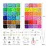 Image 2 : 1 Clay Bead Set for Bracelet Making (11800 PC Bead Kit) - 48 Colors - Brand New