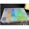 Image 4 : 1 Clay Bead Set for Bracelet Making (11800 PC Bead Kit) - 48 Colors - Brand New