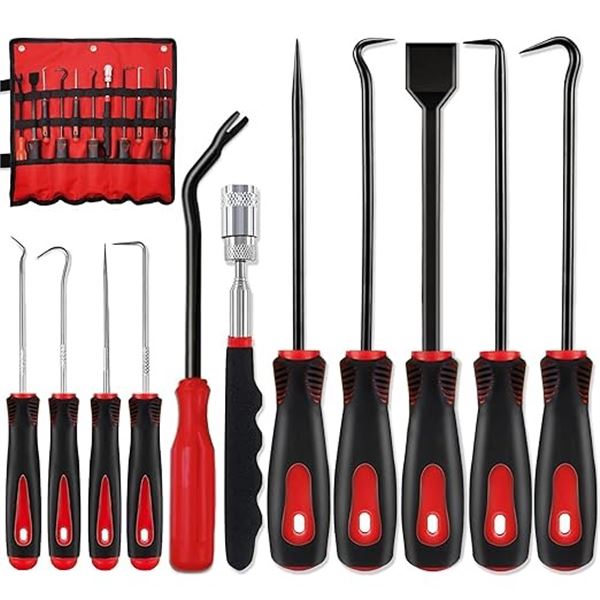 11PC Precision Pick & Hook Tool Set with Magnetic Telescoping Tool - New
