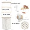 Image 3 : 2 Wall-Hanging Macrame Girls Headband/Hair Bow/Accessories Organizers - Brand New