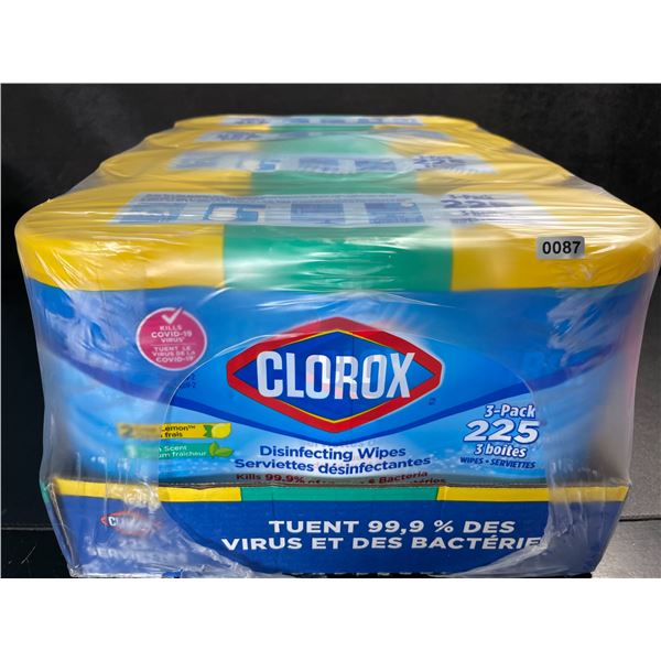1 Case of Clorox Disinfecting Wipes; 12 Tubs Included! (900 Wipes Total) - New Sealed