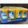 Image 3 : 1 Case of Clorox Disinfecting Wipes; 12 Tubs Included! (900 Wipes Total) - New Sealed