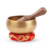 Image 1 : 2 Tibetan Singing Bowl Sets - 3.5" Handcrafted Tibetan Meditation/Chakra Bowls - New