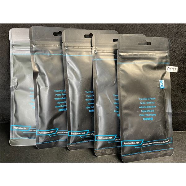 5 Packs of Thermal Paste for Repairing Electrical Components - New