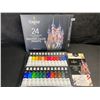 Image 1 : 24-Count Castle Arts 12ml Premium Quality Watercolor Paint Set - Brand New