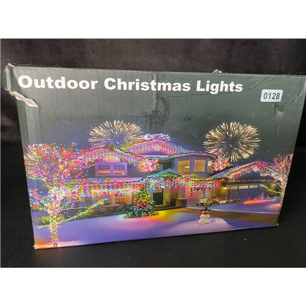 100FT Icicle Lights for Outdoors - Multicolor - New in Box