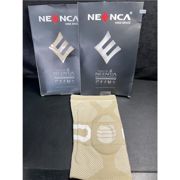 2 Neenca Professional Knee Braces for Pain Relief - Brand New