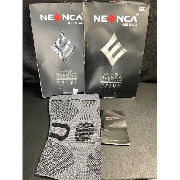2 Neenca Professional Knee Braces for Pain Relief - Brand New