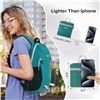 Image 3 : 1 Water-Resistant 15L Hiking Backpack for Outdoors/Travel; Foldable/Easy Storage Design - New