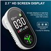 Image 2 : 1 Gedsffati 3-in-1 Carbon Monoxide Detector/Temp/Humidity Detector (Model: PTH-24D) Plug-In; New