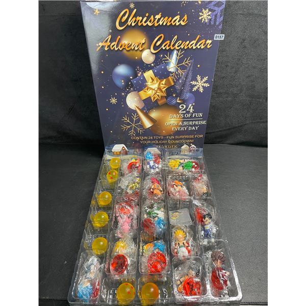 1 Dragon Ball Z Toy Themed 24-Day Countdown to Christmas Advent Calendar - New