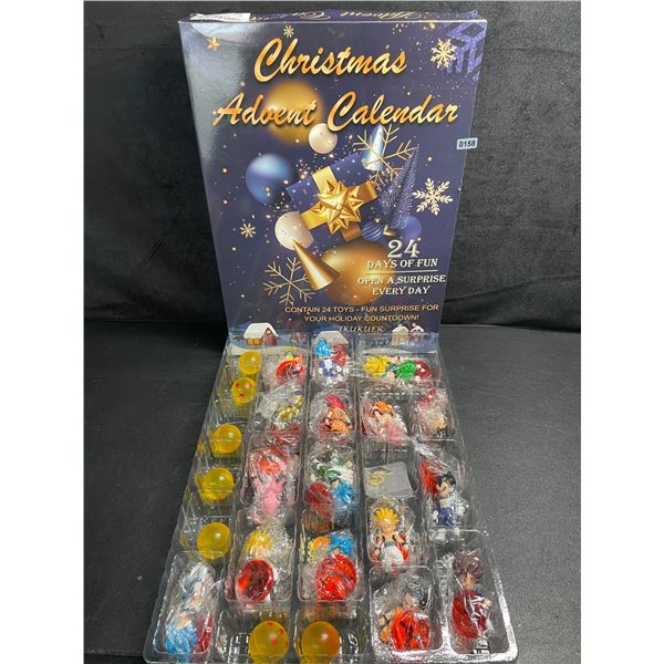 1 Dragon Ball Z Toy Themed 24-Day Countdown to Christmas Advent Calendar - New