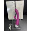 Image 1 : 2 Rabbit-Style Vibrator Sex Toys/Personal Massagers for Women - Purple - Rechargeable - New
