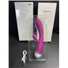 Image 1 : 2 Rabbit-Style Vibrator Sex Toys/Personal Massagers for Women - Purple - Rechargeable - New