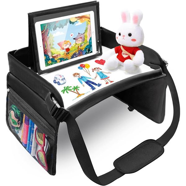 1 Buenavo Kids Travel Tray for Car Seats/Toddler Car Seat Activity Table - New