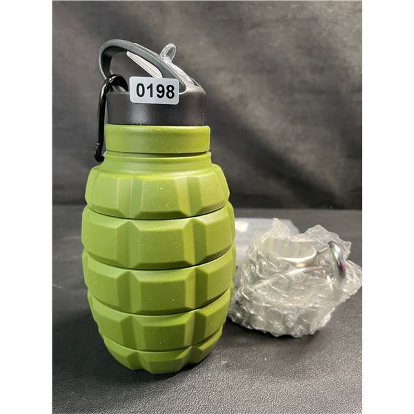 1 Grenade-Style Silicone Water Bottle - 20oz - Brand New