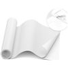 Image 1 : 2 Rolls of White Permanent Vinyl for Cricut Cutting/Vinyl/Decal Crafts (12" x 6FT Size) - New