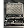 Image 2 : 2-Pack of PowerStyle LED High-Power Tactical Flashlights - Rechargeable/Waterproof - Brand New