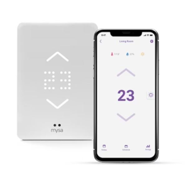 1 Mysa Smart Thermostat for Electric Baseboard Heaters - WiFi App Control - BRAND NEW!
