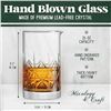 Image 5 : 1 Mixology & Craft Cocktail Mixing Glass - Hand Crafted Crystal Mixing Glass - New Sealed