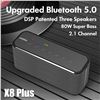 Image 2 : 1 Xdobo X8 Plus 80W Bluetooth Speaker - IPX5 Waterproof; Portable BT Speaker - BRAND NEW!