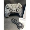 Image 3 : 1 RGB Wireless Controller for Nintendo Switch - Cracked Black Marble Light-Up Design - Brand New!