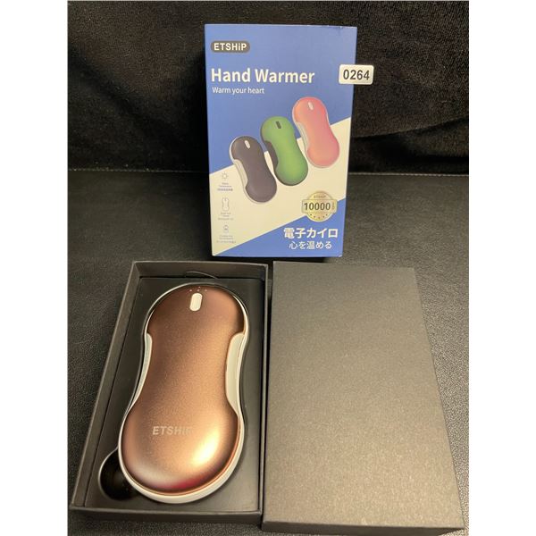1 Portable Power Bank/Electric Hand Warmer (10,000mAh) - Rose Gold - New