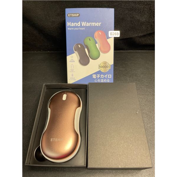 1 Portable Power Bank/Electric Hand Warmer (10,000mAh) - Rose Gold - New