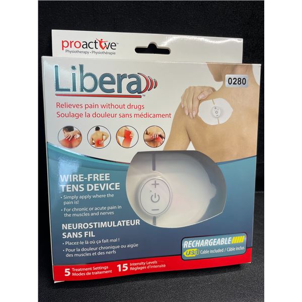 1 ProActive Libera Wire-Free TENS Device for Pain Relieve in Muscles/Nerves - NEW