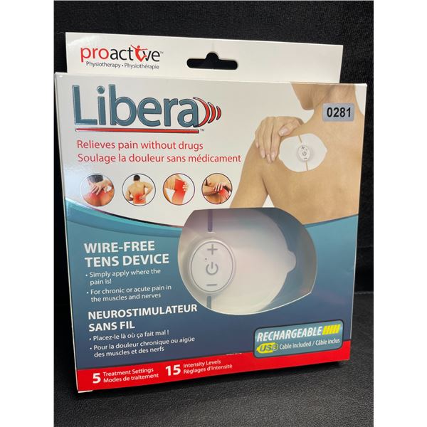 1 ProActive Libera Wire-Free TENS Device for Pain Relieve in Muscles/Nerves - NEW